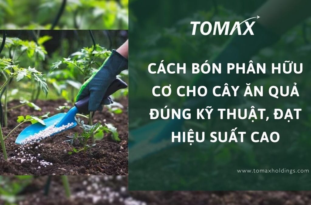 bón phân hữu cơ cho cây ăn quả