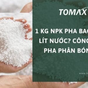 1 kg npk pha bao nhiêu lít nước