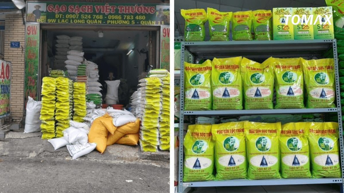 gạo sạch giá rẻ