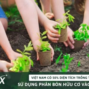 trồng trọt dùng phân bón hữu cơ