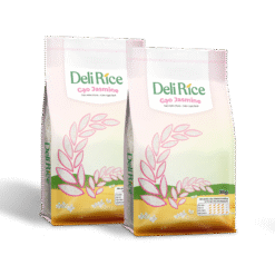Combo 2 Túi Gạo Deli Rice Jasmine Thơm Dẻo Mềm 2kg