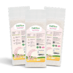 Combo 3 túi Gạo Deli Rice Jasmine thơm dẻo mềm 1kg
