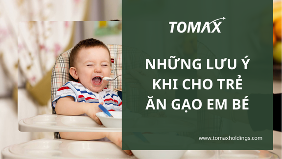 Lưu ý khi cho trẻ ăn gạo em bé