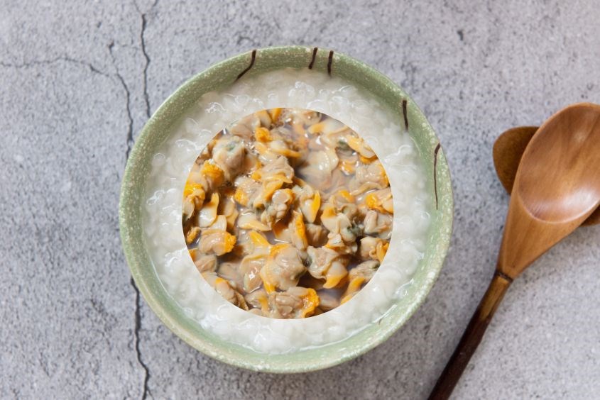 Cháo sò huyết cho bé