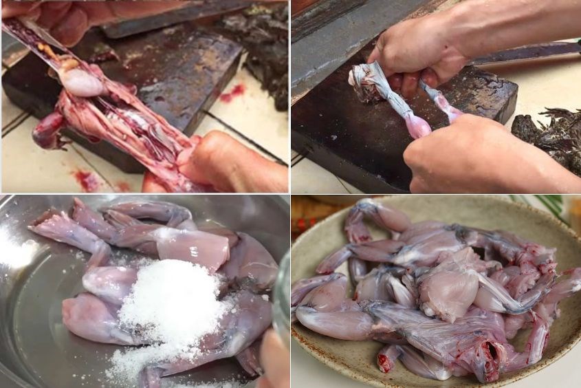 Cháo ếch ăn dặm cho bé