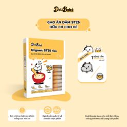 Gạo Ăn Dặm ST25 Hữu Cơ Deli Bebé